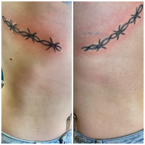 Explore tattoo ideas for hands and wrists, creative tattoo ideas in Lake City, available at Crooked Spines Tattoo Studio