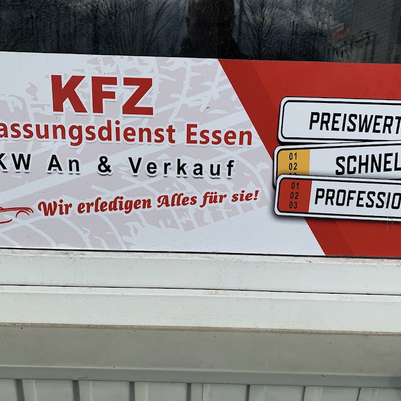 Zulassungsdienst Essen