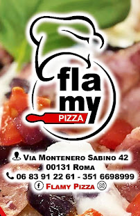 FLAMY PIZZA à Rome carte