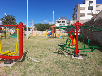 Parque infantil y deportivo MoscÚ - P9R9+GQC, Ambato 180103, Ecuador