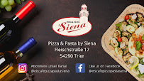 Menu du Pizza & Pasta by Siena à Trier