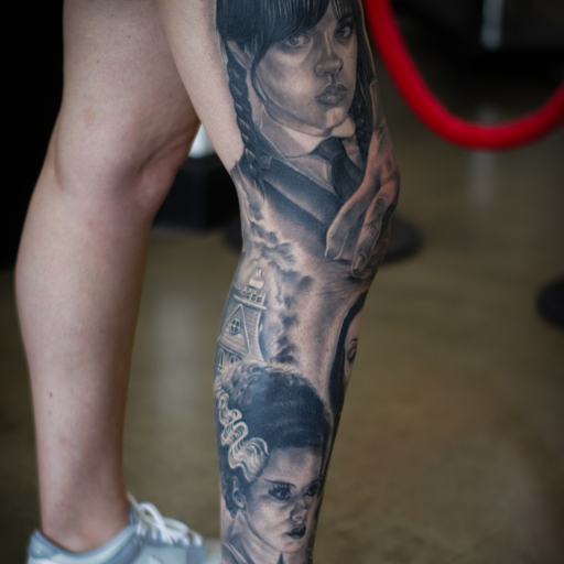 Explore witchy tattoo ideas, creative tattoo ideas in Maryland Heights, available at Thirteen Roses Tattoo & Aesthetics