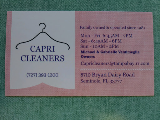 Dry Cleaner «Capri Cleaners», reviews and photos, 8710 Bryan Dairy Rd, Largo, FL 33777, USA