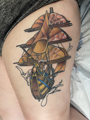 Explore minato tattoo ideas, creative tattoo ideas in Chapel Hill, available at Golden Falcon Tattoo and Piercing