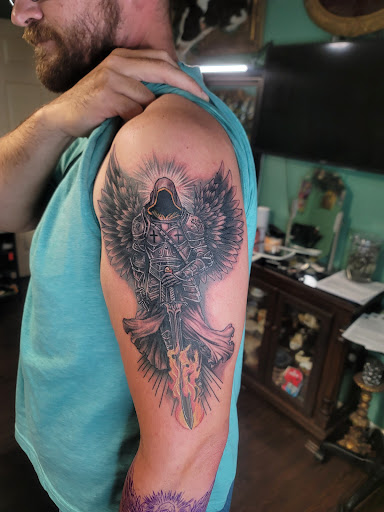 Explore patchwork ideas tattoos, creative tattoo ideas in Ozark, available at Olympus Heights