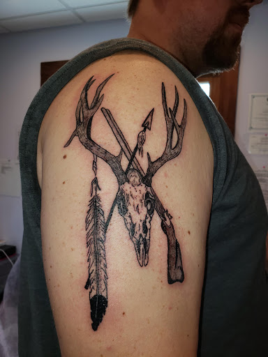 Explore faith over fear tattoo ideas, creative tattoo ideas in Davis, available at SIX GUN SOUND TATTOO