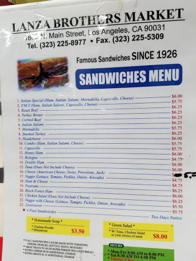 Grocery Store «Lanza Brothers Market», reviews and photos, 1803 N Main St, Los Angeles, CA 90031, USA