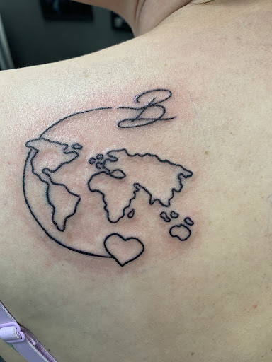 Explore tattoo ideas for a name cover up, creative tattoo ideas in Bristol, available at Sacred Ink