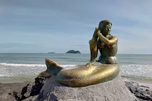 Golden Mermaid Statue image