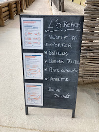 L'O Beach à Toulon carte