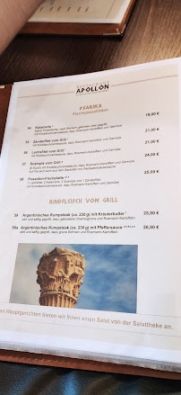 Restaurant grec Apollon Griechische Spezialitäten à Havixbeck - menu / carte