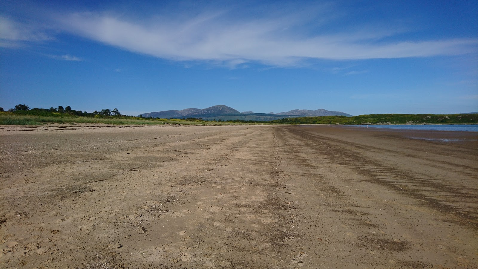 Foto von Carradale Bay Beach und die siedlung