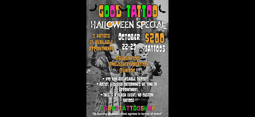 Explore candyman tattoo ideas, creative tattoo ideas in Oakland, available at Good Tattoo