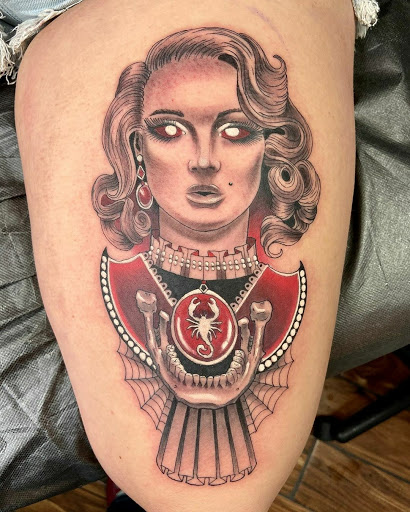 Explore couples finger tattoos ideas, creative tattoo ideas in Calhoun, available at A Sailors Grave Tattoo Parlor