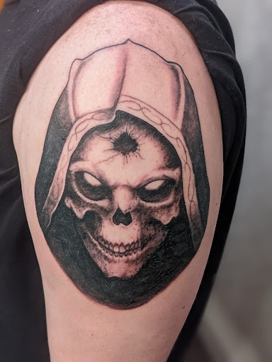 Explore simple skyrim tattoo ideas, creative tattoo ideas in Erie, available at Ink Assassins