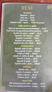 Charleston Pub à Fabrizia menu