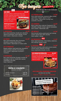 Carte du House Berry Burger à Saint-Germain-du-Puy