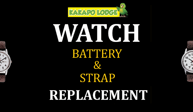 Kakapo Watch Battery & Strap Replacement - Hanmer Springs