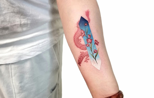 Explore vintage halloween tattoo ideas, creative tattoo ideas in Sunnyvale, available at Greego tattoo