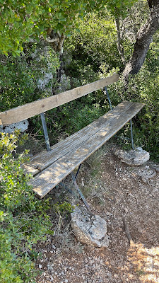 Le banc de Baudinard à Baudinard-sur-Verdon