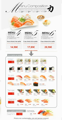Chikara à Paris menu