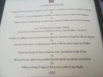 LE COHÉ - Restaurant à Pessac, près de Bordeaux à Pessac menu