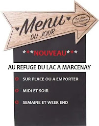 Restaurant Le Refuge du Lac Bar-Restaurant à Marcenay - menu / carte