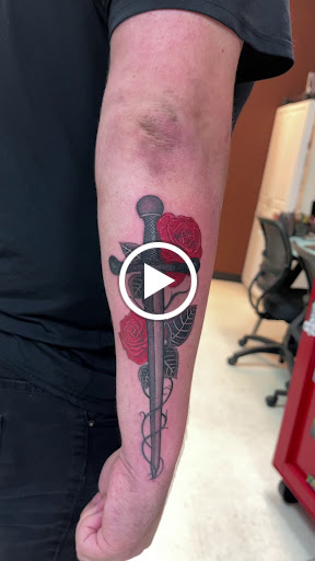 Explore tattoo ideas sword, creative tattoo ideas in San Diego, available at Wylde Sydes Tattoo & Body Piercing