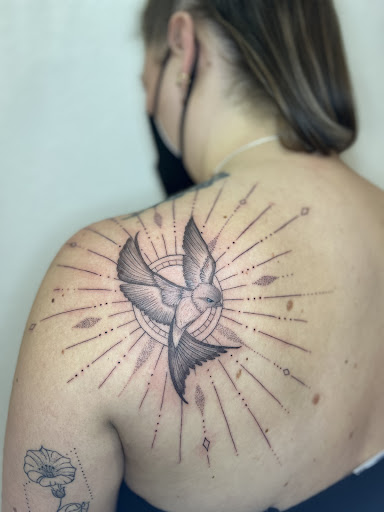 Explore barcelona tattoo ideas, creative tattoo ideas in Snohomish, available at Valley Roots Studio