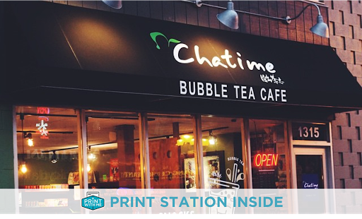 PrintWithMe Print Kiosk at Chatime, 1315 4th St SE, Minneapolis, MN 55414, USA, 