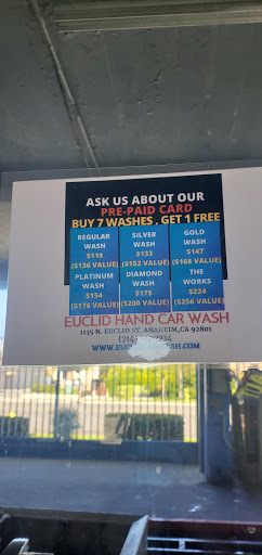 Car Wash «Euclid Car Wash», reviews and photos, 1135 N Euclid St, Anaheim, CA 92801, USA