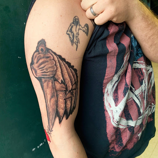 Explore danny phantom tattoo ideas, creative tattoo ideas in Hudson Falls, available at ALTERED ADDICTION TATTOOS