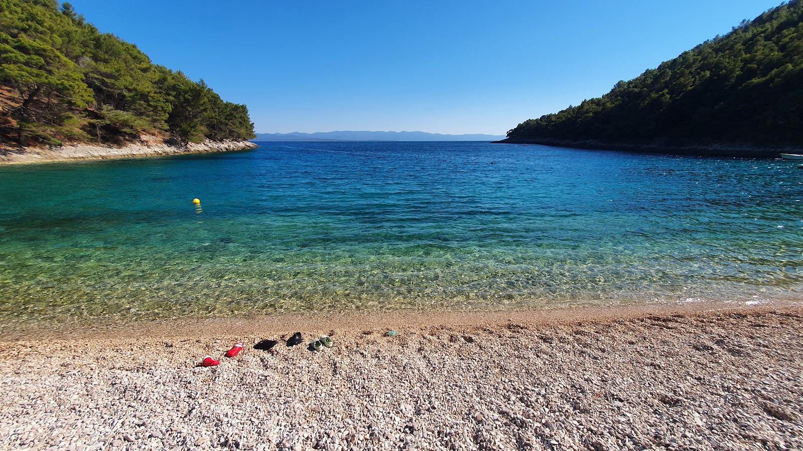 Photo of Smokvina beach with turquoise pure water surface