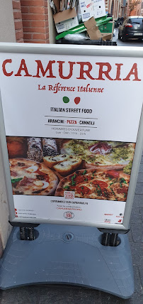 Restaurant italien Camurria™ | Italian Street Food à Toulouse (le menu)