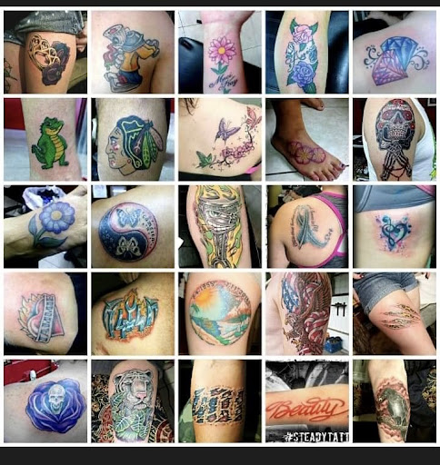 Find angel tattoo ideas for females for your next unique tattoo in Ocala at Beauty in a Canvas Tattoo and Art Gallery