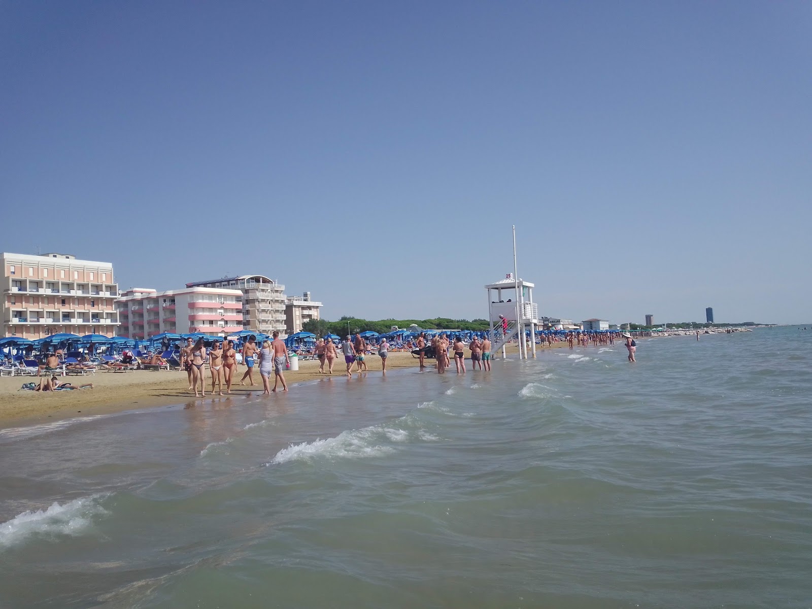 Photo of Jesolo Beach with turquoise pure water surface