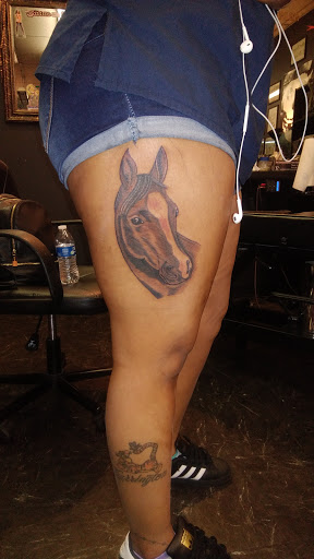 Explore tattoo ideas for guys shoulder, creative tattoo ideas in Houston, available at LOBOS TATTOO PARLOR