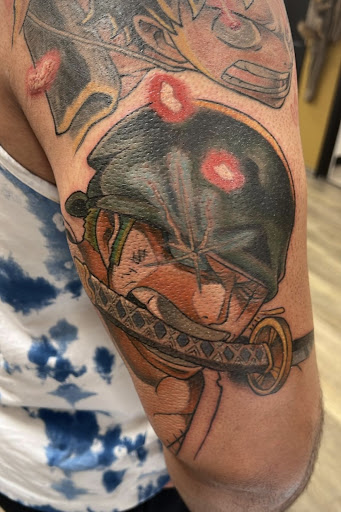 Explore tattoo ideas for arm, creative tattoo ideas in Channahon, available at Supersauce Tattoo Company