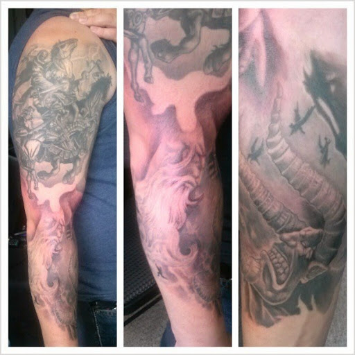 Explore queen bee tattoo ideas, creative tattoo ideas in Kissimmee, available at Precision Ink Tattoo Company