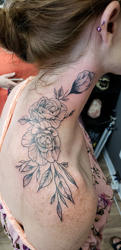 Explore back tattoo placement ideas, creative tattoo ideas in Sheridan, available at Beard N Lady Tattoo