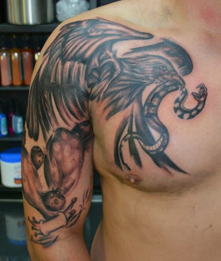 Explore rattlesnake tattoo ideas, creative tattoo ideas in Sarasota, available at Z-Edge Tattoo and Body Piercing North Shop