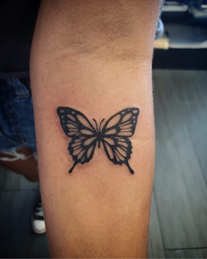 Explore david and goliath tattoo ideas, creative tattoo ideas in Palm Harbor, available at Angry Owl Tattoo and Piercing