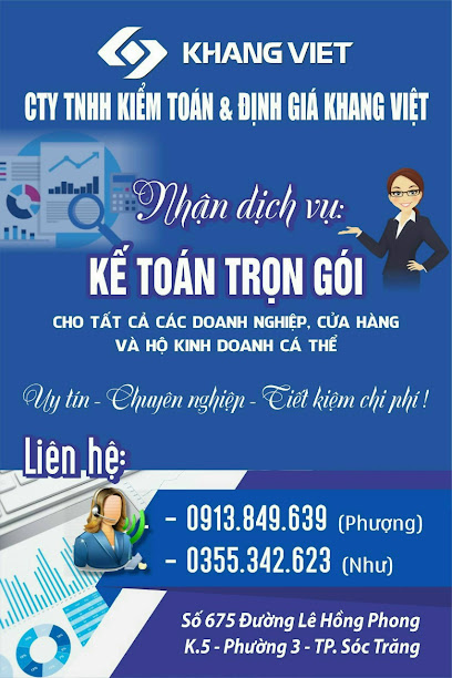 Dịch vụ kế toán Sóc Trăng - Khang Việt