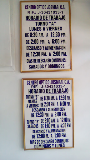 Centro Óptico Josmar, C.A.