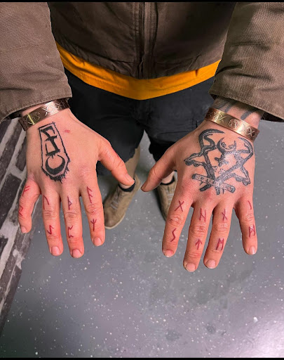 Explore disney sister tattoo ideas, creative tattoo ideas in Cedar, available at Emerald Monkey Tattoo