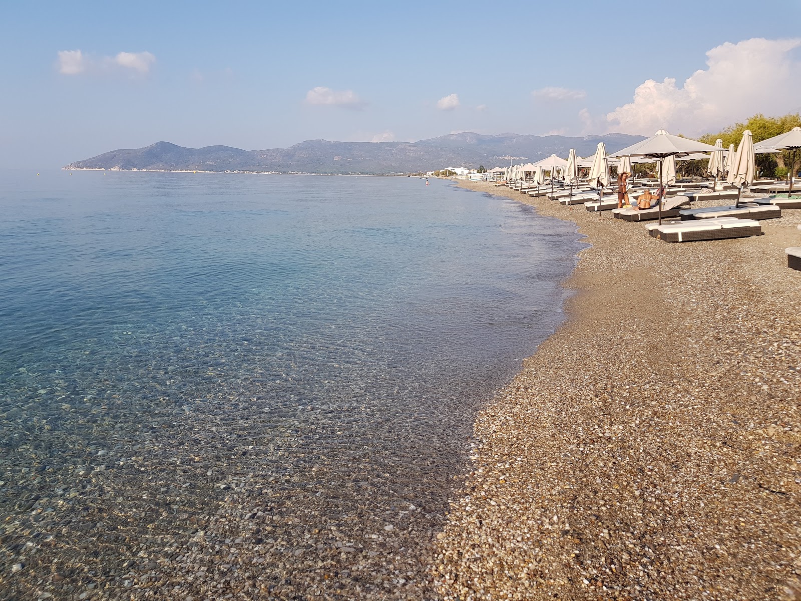 Paralia Pithagorio'in fotoğrafı plaj tatil beldesi alanı