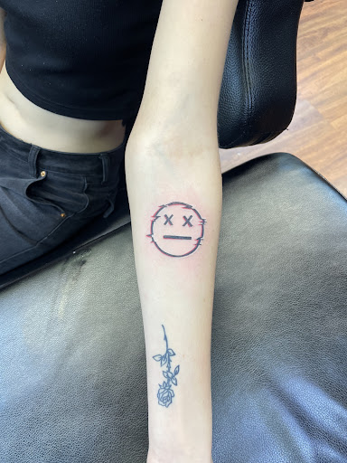 Explore spongebob tattoo ideas, creative tattoo ideas in Cocoa, available at Rorschach Tattoo Shop and Piercing Studio