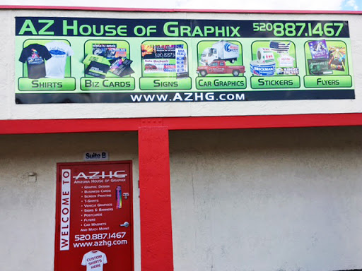 AZ House of Graphix. Printing and Design, 3700 N Oracle Rd Suite B, Tucson, AZ 85705, USA, 