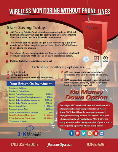 Security System Supplier «J&K Security Solutions», reviews and photos, 1605 S Park St, Madison, WI 53715, USA