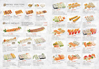 Carte du Shiso Sushi à Senlis